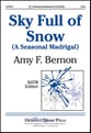 Sky Full of Snow SATB choral sheet music cover